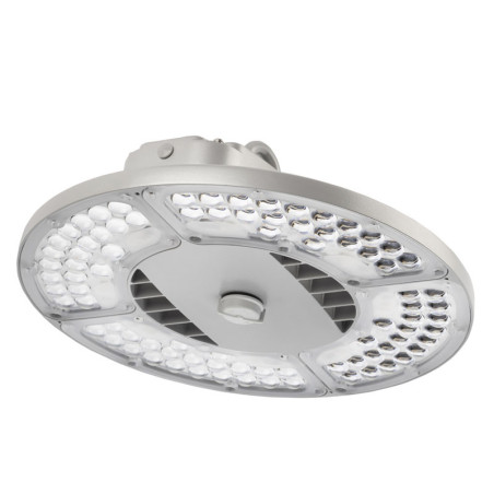 Armature industrielle GIGA III - 100W - 16000lm - 5000K - IP65-IK09-Ø400mm - UGR22 - Réceptacle Zhaga-Book 18