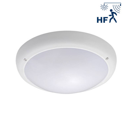 TRITON HUBLOT BLANC 24W 3000K-IRC80-IP65-IK10 2100lm DETECTEUR HF MAITRE