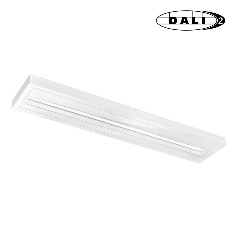 Luminaire LED apparent AREL asymétrique DALI 2 35W-3900lm-3000K - 1245mm