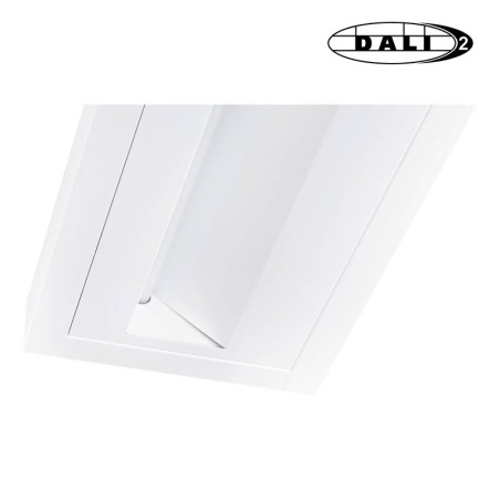 Luminaire LED apparent AREL asymétrique DALI 2 35W-3900lm-3000K - 1245mm