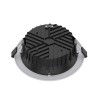 Arrière Downlight GIRO III 24W 3CCT 3240lm Ø228x61mm UGR19