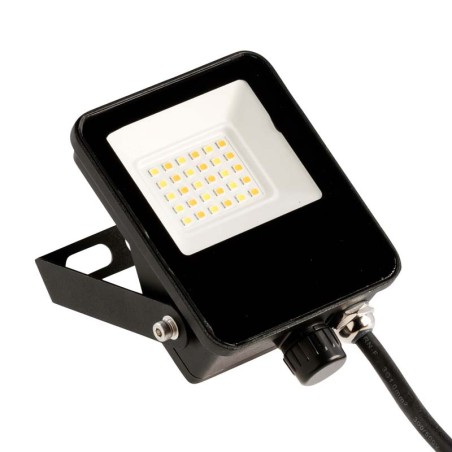 Luminaire Projecteur LED, SHARK Noir CCT 10W CCT (3K-4K-6K) IP66-IK04 1000lm