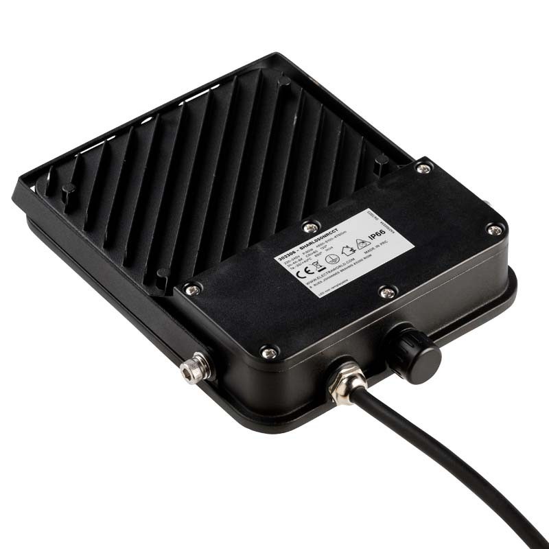 Arrière Luminaire Projecteur LED, SHARK Noir CCT 10W CCT (3K-4K-6K) IP66-IK04 1000lm