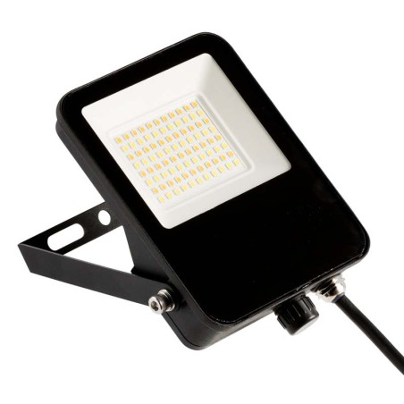 Luminaire Projecteur LED, SHARK Noir CCT 30W CCT (3K-4K-6K) IP66-IK04 3000lm