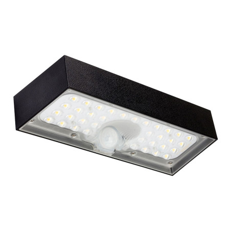 ETIA applique solaire noire avec détecteur IR 6W 2900K-IRC80-IP65 900lm