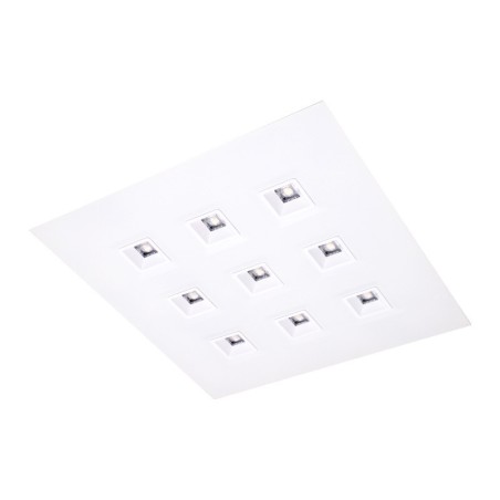 Luminaire Dalle LED PLAISIO BLANC 60x60mm Multi-puissance (18-22-26-30W)-(2340-2860-3380-3900lm) 3000K-IRC80 - UGR16