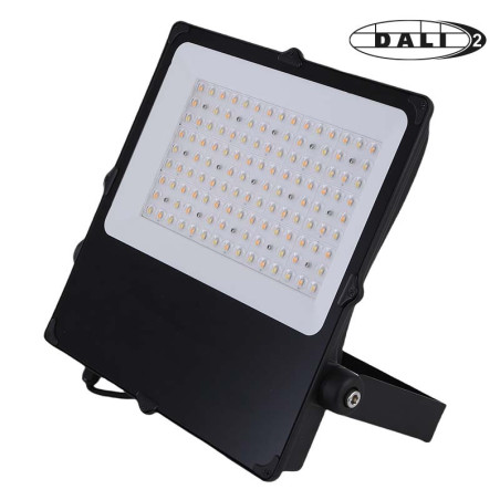 PROJECTEUR CAMUS NOIR ASYMETRIQUE SPORT 4000K-IRC80 180w 27000Lm 100-2770V DALI-2 IP66-IK07