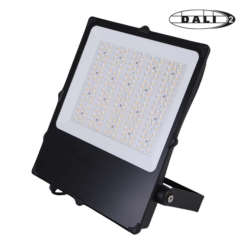 PROJECTEUR CAMUS NOIR ASYMETRIQUE SPORT 4000K-IRC80 280W 42000Lm 100-2770VAC DALI-2 IP66-IK07