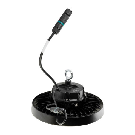 Armature industrielle GOLDO III 200W 4000K 0-10V avec son Câble 0.6m H05RNF 3G1 + Connecteur rapide IP68