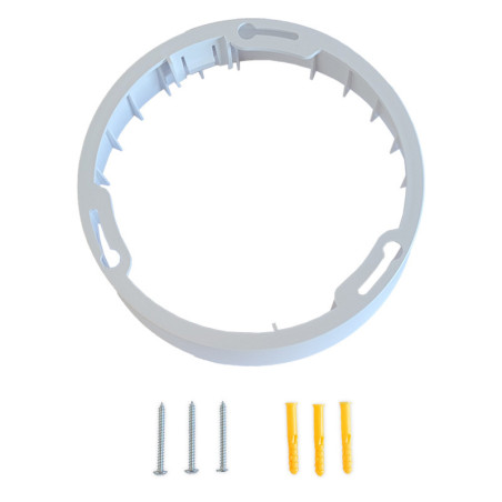 Kit de montage saillie blanc Ø220x50mm pour BJORK III IR 15W