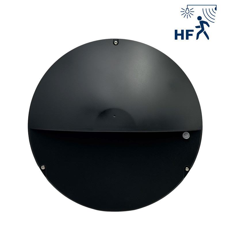 Face du PHOBOS ASYM ULR≤1% CCT NOIR 20W 3CCT(2.7K-4K-6K)-IRC80-IP65 2500lm DETECTEUR HF Maître/Eleve