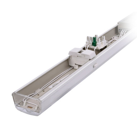 Luminaire apparent linéaire TRUNK II BLANC 55-60-65-70W 4000K 12600Lm 90°