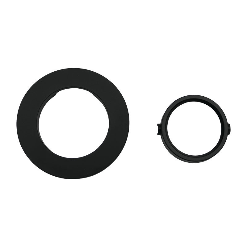 COLLERETTE RONDE NOIRE ORIENTABLE 20° pour spot décoratif KALYO