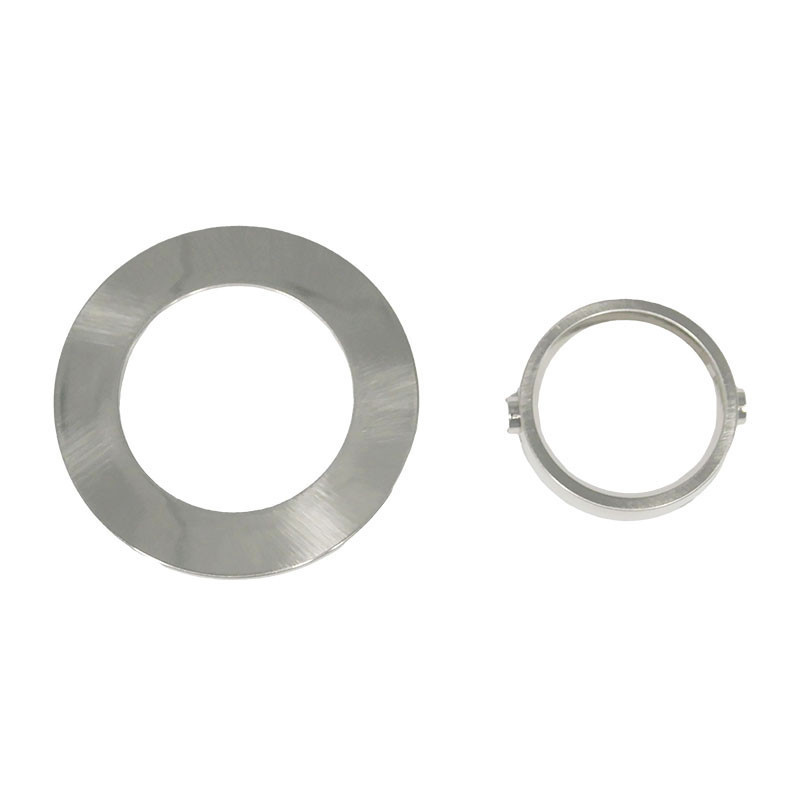 COLLERETTE RONDE ALU BROSSÉ ORIENTABLE 20° pour spot décoratif KALYO