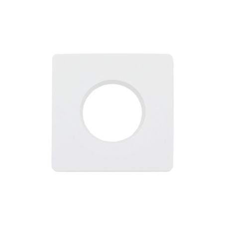 COLLERETTE CARRÉE BLANCHE FIXE pour spot décoratif KALYO