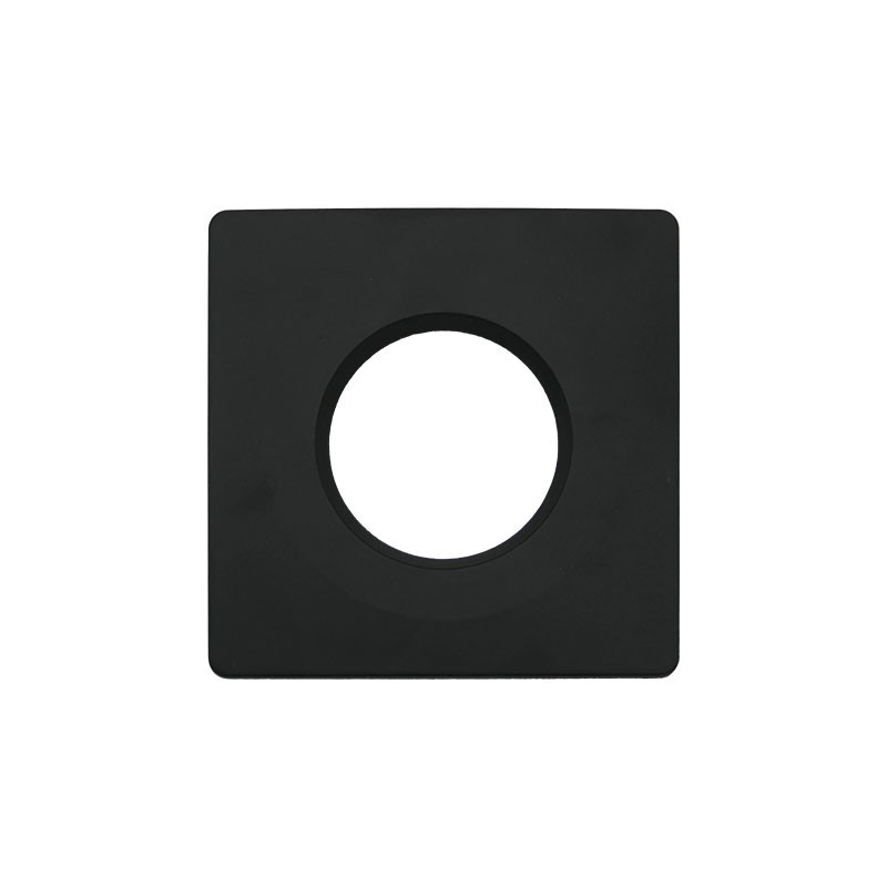 COLLERETTE CARRÉE NOIRE FIXE pour spot décoratif KALYO