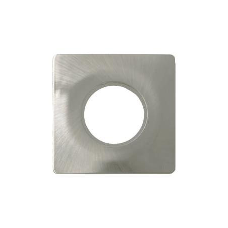 COLLERETTE CARRÉE ALU BROSSÉ FIXE pour spot décoratif KALYO