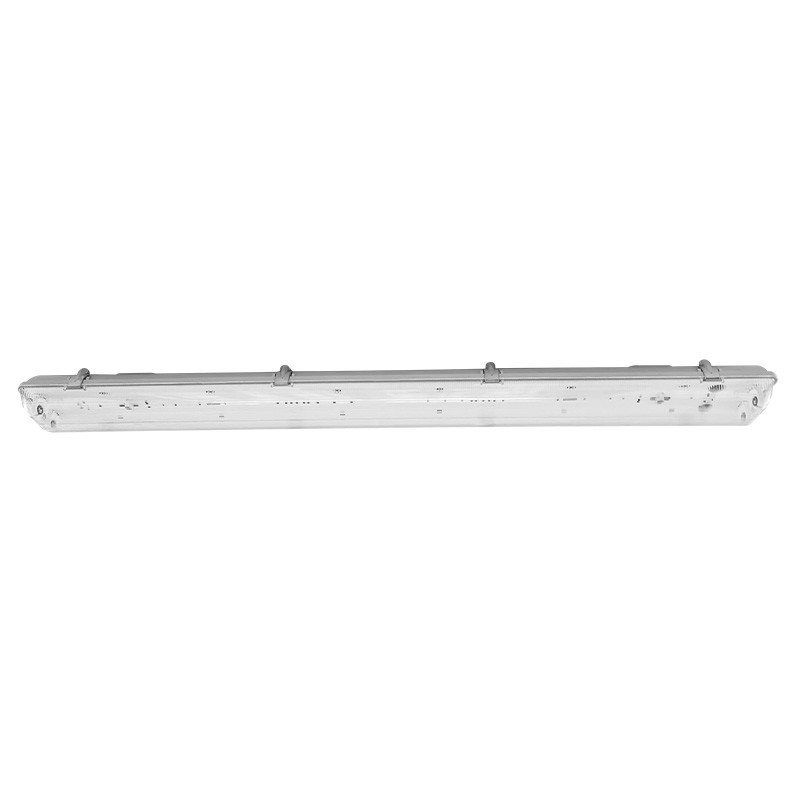 Luminaire entier étanche T8 tube LED, NAUTILUS III Max LED 2x18W IP65-IK06 1500mm