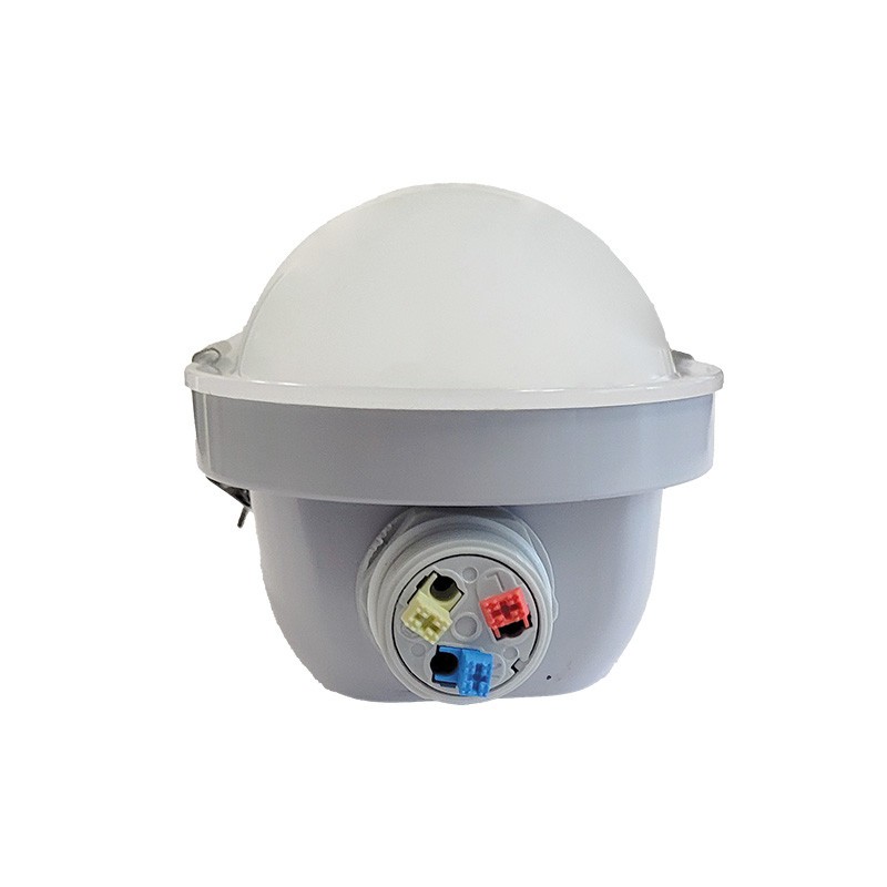 Luminaire étanche LED, HOLLYWOOD II 3CCT 1500mm 44W (38-32-26W) 6160lm 4000K-IP66-IK10 DETECTEUR HF vue connecteur