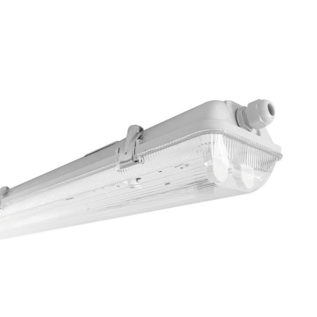 Luminaire étanche T8 tube LED,  NAUTILUS III Max LED 2x18W IP65-IK06 1500mm