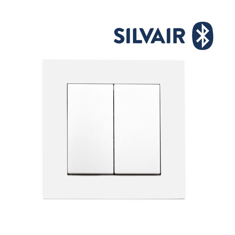 BOUTON POUSSOIR BLUETOOTH SILVAIR AVEC PILES