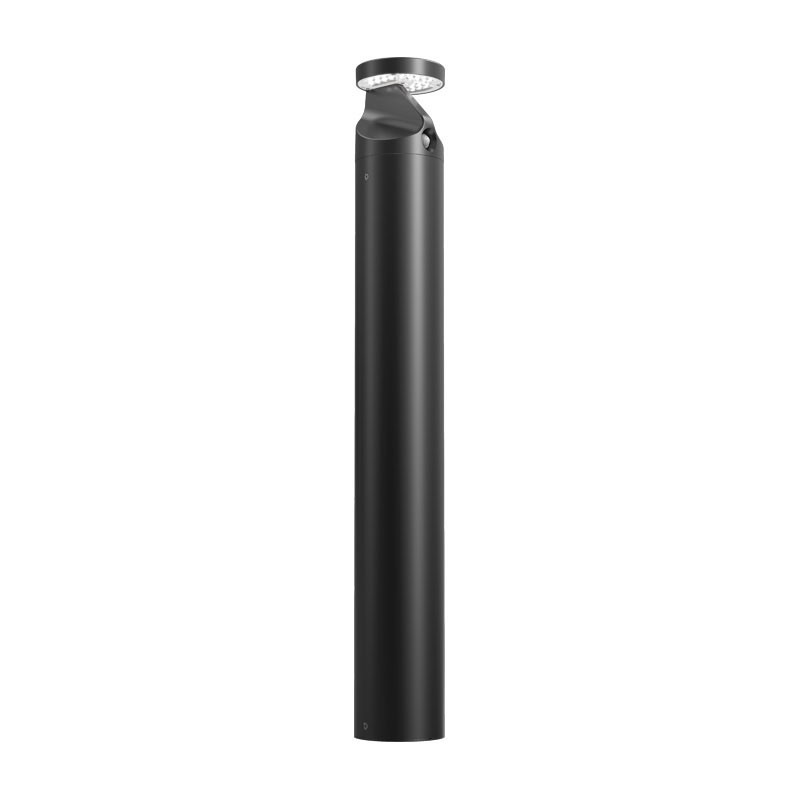 BORNE ILIOS FILAIRE 13W 1300lm 2700K DETECTEUR IR PREAVIS Type IV - Dimension : Ø133 x 1000mm