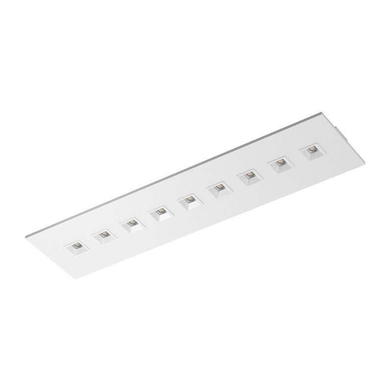 Dalle LED PLAISIO BLANC 120x30mm Multi-puissance (18-22-26-30W)-(2340-2860-3380-3900lm) 3000K-IRC80 - UGR16
