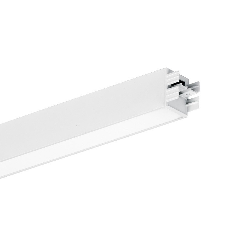 Embout de notre luminaire apparent linéaire ORIZEO blanc CCT(3000-4000-5700K) 30W-3410lm 110° - 1200mm
