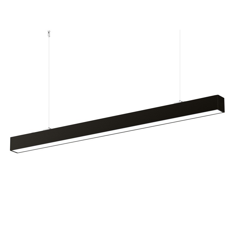 Luminaire apparent linéaire ORIZEO noir CCT(3000-4000-5700K) 30W-3410lm 110° - 1200mm